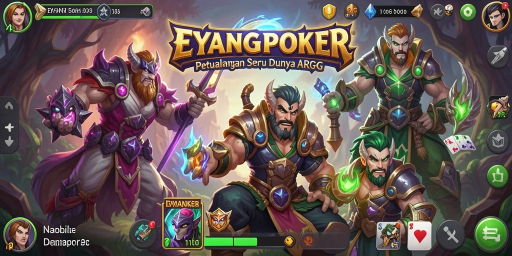 Tampilan menarik dari gameplay ARPG EYANGPOKER yang penuh aksi.