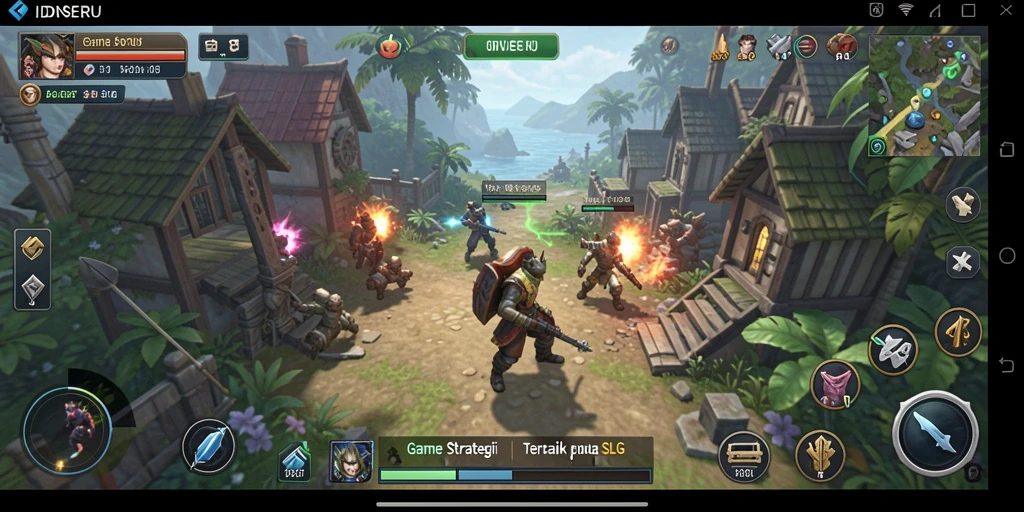 Tampilan gameplay IDNSERU yang seru dan strategis.