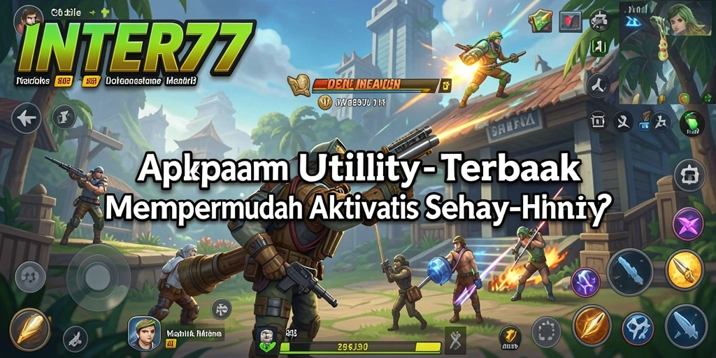 Tampilan utama INTER77 dengan fitur-fitur Utility yang menarik.