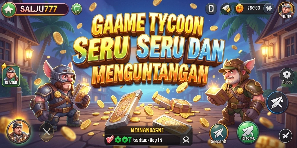 Screenshot utama SALJU777 menampilkan intensitas gameplay Tycoon yang menarik.